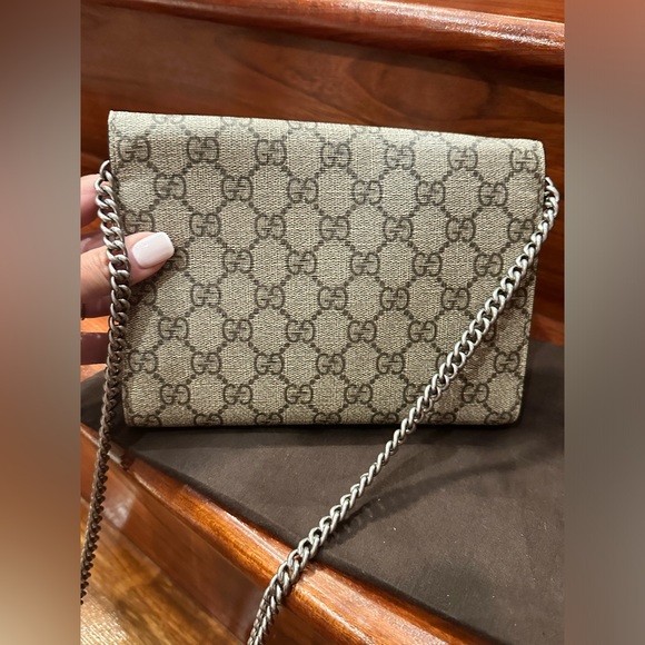 Gucci Supreme canvas wallet on chain - Picture 7 of 9